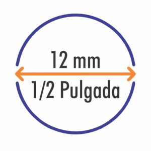 12 MM - 1/2 Pulgada