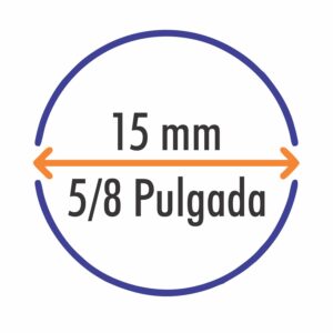 15 MM - 5/8 Pulgada